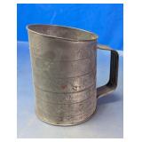 Metal Hand Crank Flour Sifter