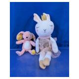 Plush Ballerina & Pink Bunny Stuffed Animal Set