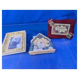 Assorted Christmas & Ornate Picture Frames