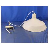 Modern Off-White Metal Pendant Light Fixture