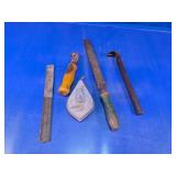 Assorted Hand Tools and Chalk Line