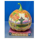 Jim Shore ï¿½Count Your Blessings? Pumpkin Figurine