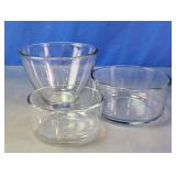 Clear Glass Bowls Assortment