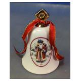 Santa Claus Christmas Bell Ornament