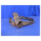 Western Style Embossed Gun Belt Holster