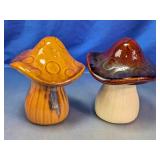 Ceramic Mushroom Figurines
