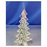 Glass Christmas Tree Figurine
