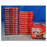 TDK D90 & Maxell UR60 Blank Cassette Tapes