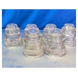 Clear Glass Utility Insulators Assortment