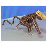 Beaded Wire Monkey Figure