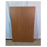 Rectangular Wood Grain Laminate Tabletop Panel