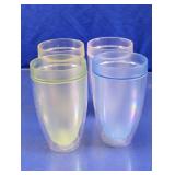 Pastel Double Wall Plastic Tumblers Set