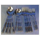 Silver Tone Flatware Set