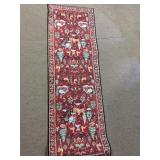 Christmas Santa & Reindeer Runner Rug