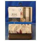 Mainstays 84-Inch Window Set
