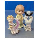 Precious Moments & Porcelain Figurines Set