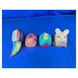 Hand Painted Guatemalan Wood Animal Wall Masks