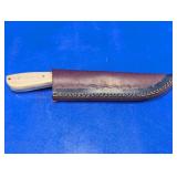 Damascus Style Fixed Blade Knife with Sheath