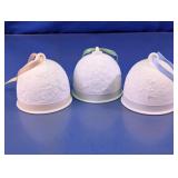 Lladro Ceramic Bell Ornament Set