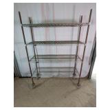 4-Tier Commercial Wire Shelving Rack Unit