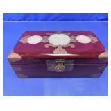 Chinese Style Inlaid Wooden Jewelry Box