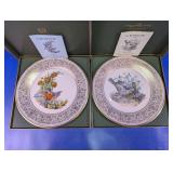 Lenox Boehm Limited Edition Bird Plate Duo