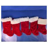 Red & White Christmas Stockings Assortment