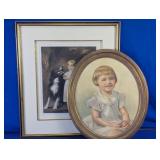 Framed Vintage Child Art Prints