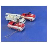 Die-Cast Utility Truck & State Farm Ornaments