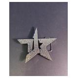 Rhinestone Star Belt Buckle