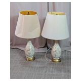 Floral Ceramic Table Lamps