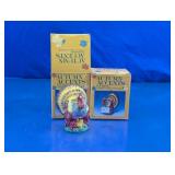 Autumn Accents Polyresin Turkey Candle Holders