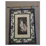 Rabbit & Vegetables Tapestry Wall Hanging