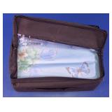 RYNGHIPY Egyptian Light Blue Floral Queen Sheet