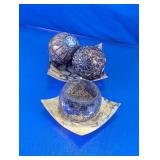 Mosaic Decorative Sphere & Base Set
