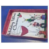 Holiday Wine Charms Set