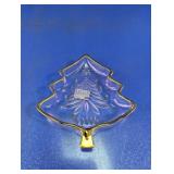 Mikasa Yuletide Tree Gold Sweet Dish
