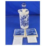 Delfts Royal Goedewaagen Decanter & Coasters