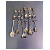 Vintage Souvenir Collectible Spoon Lot