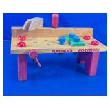 Playskool Wooden Workbench Toy