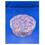 Floral Octagonal Decorative Keepsake Box