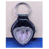 Coldwater Creek Heart Photo Keychain