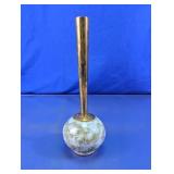 Marble Style Glass Bud Vase