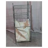 Metal Laundry Hamper With Shelves