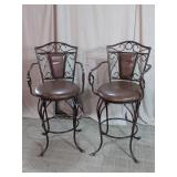 Metal Swivel Bar Stools