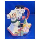 Christmas Nutcracker Teapot Figurine