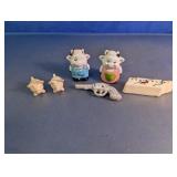 Vintage Mini Salt & Pepper Shakers