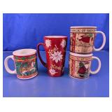 Christmas Glass Mug Assortment