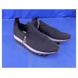 Black Slip-On Sneakers