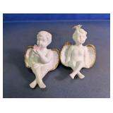 Vtg Bisque Cherub Angel Figurine Lot